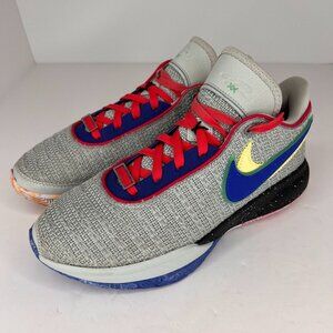 Nike DQ8651-002 Gray Lebron XX 20 Nike Lifer Silver Size 7Y Womens 8.5 Shoe
